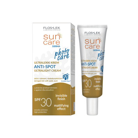 Krem przeciw przebarwieniom do opalania SPF 30, SUN CARE DERMA ANTI-SPOT 30ML